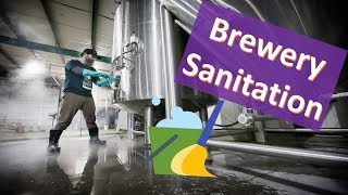 Brewing Sanitizing  Beer Industry and Homebrewing SCIENCE [upl. by Adnohsor]