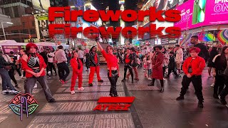 KPOP IN PUBLIC NYC ATEEZ 에이티즈  FIREWORK 불놀이야 I’M THE ONE DANCE COVER  TIMES SQUARE [upl. by Cassidy94]