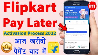 Flipkart pay later kaise activate kare  Flipkart pay later payment kaise kare  Full Process 2022 [upl. by Becka]