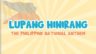 Lupang Hinirang lyrics  National Anthem of the Philippines [upl. by Song]