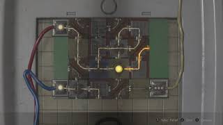 circuit puzzle solution Leon B resident evil 2 remake 10 moves [upl. by Kristan]