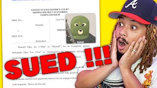 Nike SUES Youtuber CEDAZ for FAKE SNEAKER OPERATION [upl. by Jabez917]