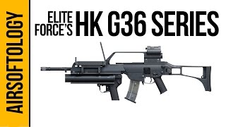 Elite Force HampK G36 amp G36C  Airsoftology Review [upl. by Ahtinak]