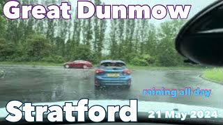 Great Dunmow CM6 to Stratford E15 210524 [upl. by Brader]