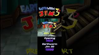 Earthworm Jim 3D Opening N64 n64 retrogaming gaming videogames videojuegos earthwormjim [upl. by Erdnaxela]