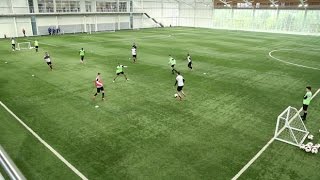 How to perfect the possession game  Soccer passing drill  Nike Academy [upl. by Aubrette]