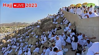 🔴Hajj Live 2023  Tawaf e Kaabaj  Arafah Live Mina Live  Hajj 2023 Makkah Today  Labbaik Takbeer [upl. by Jelene]