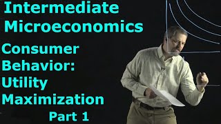 Intermediate Microeconomics Consumer Behavior Part 1 [upl. by Largent]