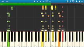 Kool and The Gang  Celebration  Synthesia Piano Cover Version  Tutorial [upl. by Drescher]