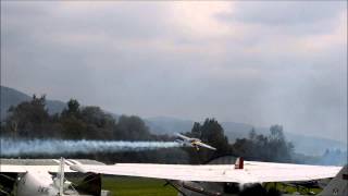 Airchallenge Styria 2013  Takeoff amp Show DEXBH EA300 [upl. by Jammie]