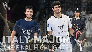 BNL Italy Major Premier Padel Highlights day 7 Men [upl. by Ettesel]