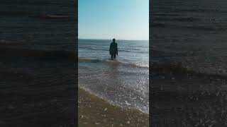 Crosby Beach Another Place Statue Liverpool Merseyside England Sunday 11th August 2024 [upl. by Aronek614]