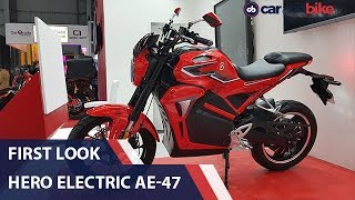 Hero Electric AE47 First Look  carandbike [upl. by Dudley]