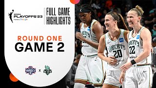 Washington Mystics vs New York Liberty  FULL GAME HIGHLIGHTS  September 19 2023 [upl. by Ahsam423]