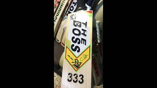 WHATSAPP 923067210022 SPARTAN CHRIS GAYLE BOSS 333 LASTED MODEL GRADE 1 ENGLISH WILLOW CRICKET BAT [upl. by Yenial180]