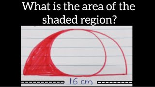 Unveiling the Area of Shaded Region  Calculating the Area of the Shaded Region with Expert Solution [upl. by Waylan]