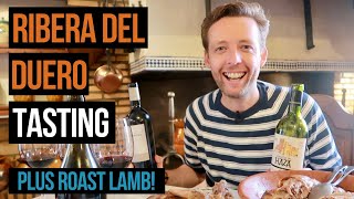 Ribera del Duero Wine Explained amp Tasted with Roast Lamb [upl. by Enelram]