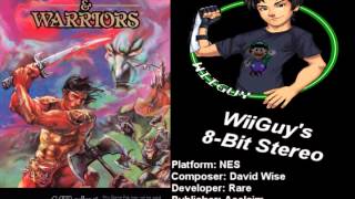 OLD MIX Wizards amp Warriors NES Soundtrack  8BitStereo [upl. by Relyk]