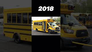 👿Evolution of School Bus 19542024 🔥 shorts trending status offroad systummm [upl. by Anwat59]