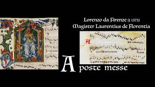 Lorenzo da Firenze  A poste messe [upl. by Maurilia922]