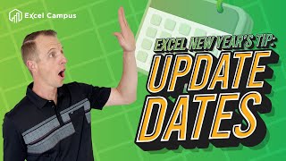 Update Dates in Excel Update the New Year in Excel [upl. by Gillmore218]