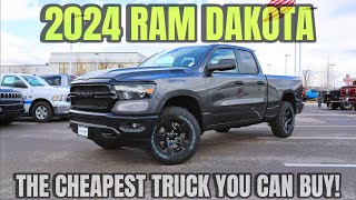 2024 RAM Dakota This Is The Cheapest Truck You Can Buy NOW [upl. by Yotal639]