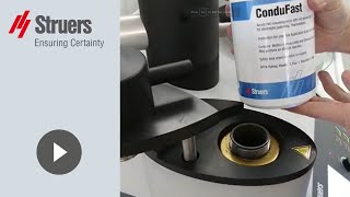 Hot Mounting How to achieve a hot mounting press with Struers consumables and equipment [upl. by Thynne]