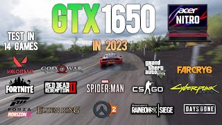 GTX 1650 Laptop Test in 14 Games in 2023 ft i5 10300H [upl. by Giffy884]