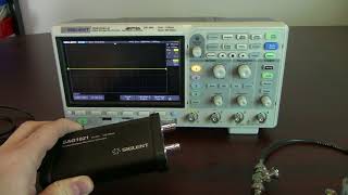 Adding a function generator SAG1021 to an SDS1004XE Series Oscilloscope [upl. by Cal]