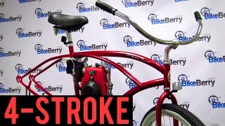 How To Install a 4Stroke Engine Kit on your Bicycle  48cc  Motorized Bicycle [upl. by Ecnarual562]