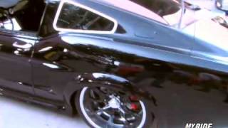 SEMA CoupeR Obsidian 1967 Ford Mustang [upl. by Esorbma442]