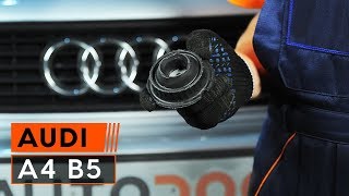 Comment remplacer une coupelle damortisseur avant sur une AUDI A4 B5 TUTORIEL AUTODOC [upl. by Hairej]