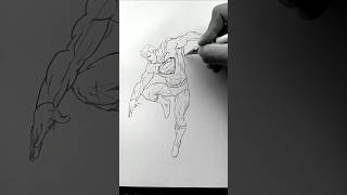 Easy Superman Drawing ✍🏼🔥 drawing art superman sketch [upl. by Jeniece853]