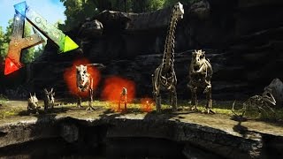 COMO SPAWNEAR TODOS LOS DINOS ESQUELETO  FEAR EVOLVED 2  Ark Survival Evolved [upl. by Nesaj]