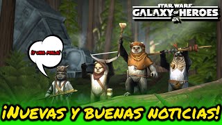 El Noticiario de SWGoH  ¡Batallas de Asalto Lightspeeds y REGALOS [upl. by Enialedam738]