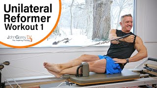 Unilateral Pilates Reformer Workout  15 Minutes [upl. by Anola]