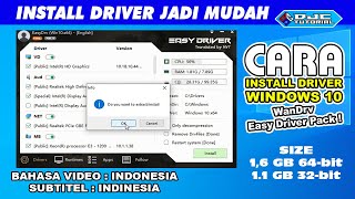 Cara Install Driver Windows 10 dengan WanDrv Easy Driver Pack [upl. by Alleon198]