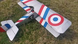 Finishing the Nieuport 24 refurbishment  rigging [upl. by Ongineb648]