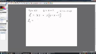 Constrained Optimization The Lagrangian Method of Maximizing Consumer Utility [upl. by Peugia]