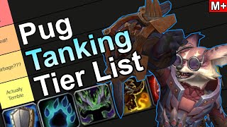 Tank Pugging Tierlist From a Healer Main [upl. by Ratep]