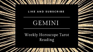 GEMINI ♊ WEEK AHEAD TAROT READING 🔮 🧿 [upl. by Marcile]