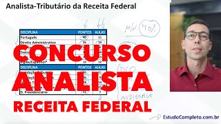 Concurso Analista da Receita Federal Veja como estudar [upl. by Ladiv]