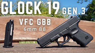 Glock 19 Gen3 GBB by VFC airgun airsoft [upl. by Shoshanna]