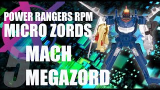 Power Rangers RPM Micro Zords reviews pt 5 Mach Megazord [upl. by Gardell]