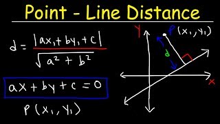 Distance Between a Point and a Line In 2D amp 3D  Geometry [upl. by Hilde]