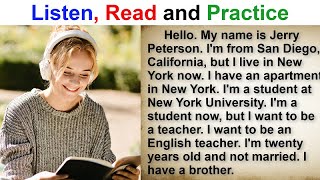 Reading Practice Improve your pronunciation in English [upl. by Presber]