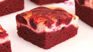 Brownie Red Velvet Cheesecake  Tarta de Queso sobre Brownie [upl. by Euqinemod770]