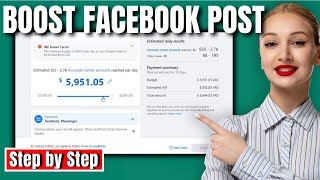 How To Boost Facebook Post  Boost Facebook Page step by step [upl. by Quinn419]