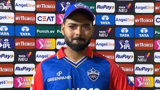 Rishabh Pant started crying while talking about his comeback thanked Virat Kohli after PBKS vs DC [upl. by Dier]