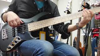 Sadowsky MetroLine 24Fret Vintage JJ Bass 5String  Solid Black Satin DEMO [upl. by Holmun]